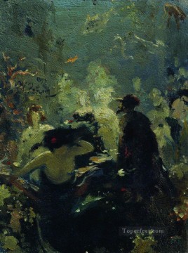 イリヤ・レーピン Painting - 水中王国のサドコ 1875年 イリヤ・レーピン